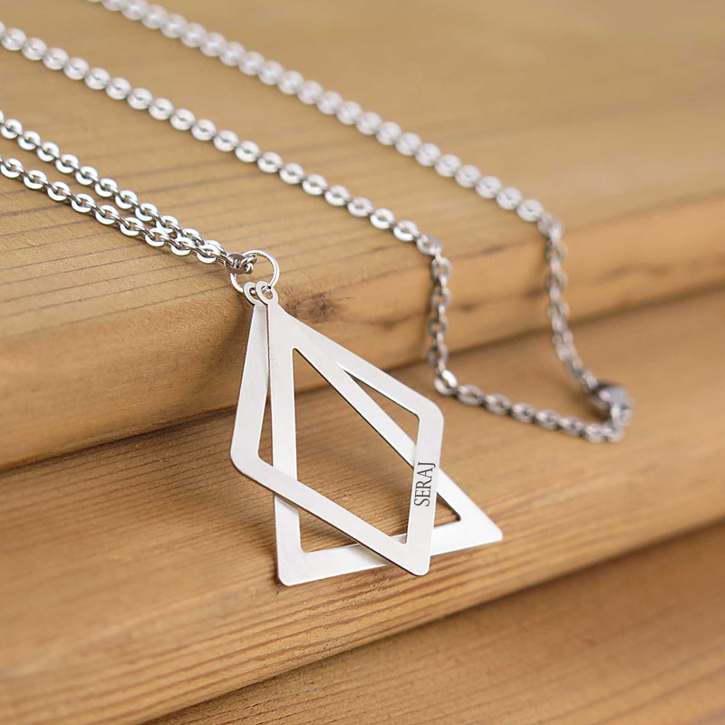 گردنبند نقره مردانه لیردا مدل سراج 1011 گردنبند نقره مردانه لیردا مدل سراج 1011