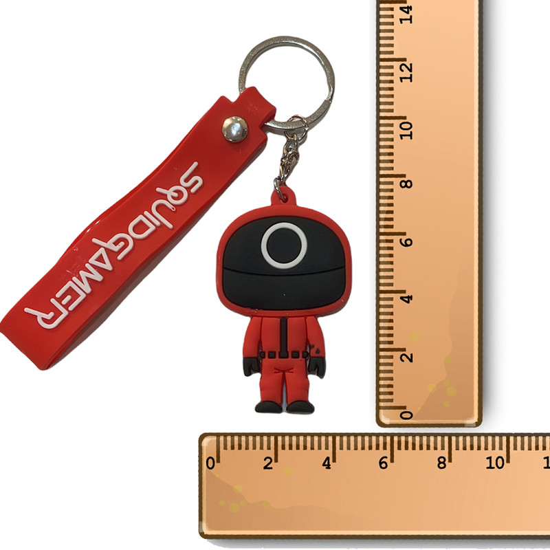 جاکلیدی دخترانه مدل سیلیکونی اسکویید گیم دایره طرح squid game