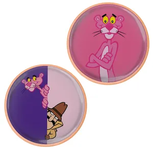 تراش مدل مخزن دار طرح انیمیشن پلنگ صورتی کد S12945-946 بسته دو عددی