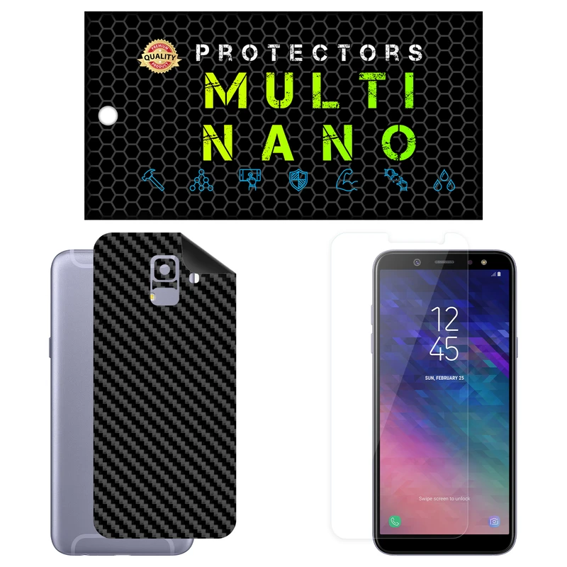 محافظ صفحه نمایش مولتی نانو مدل X-SFC مناسب برای گوشی موبایل سامسونگ Galaxy A6 2018 به همراه برچسب پوششی
