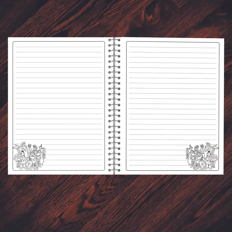 دفتر مشق 50 برگ تیما مدل حاشیه دار کد Tj