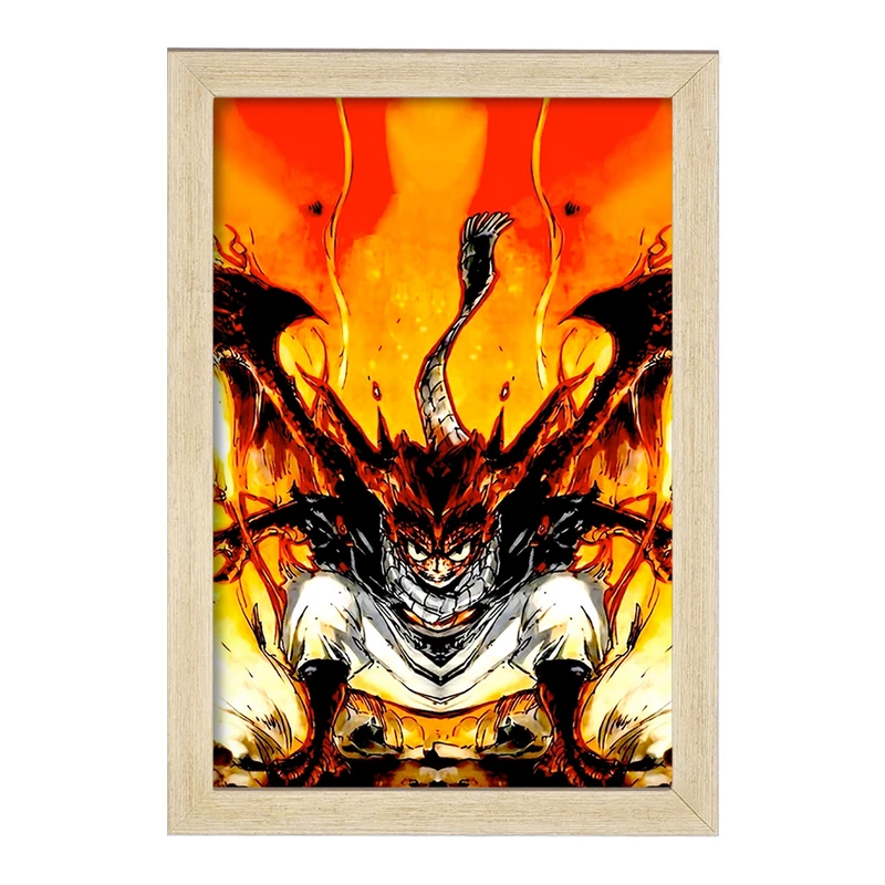 تابلو خندالو مدل ناتسو انیمه فری تیل Fairy Tail  کد 16509