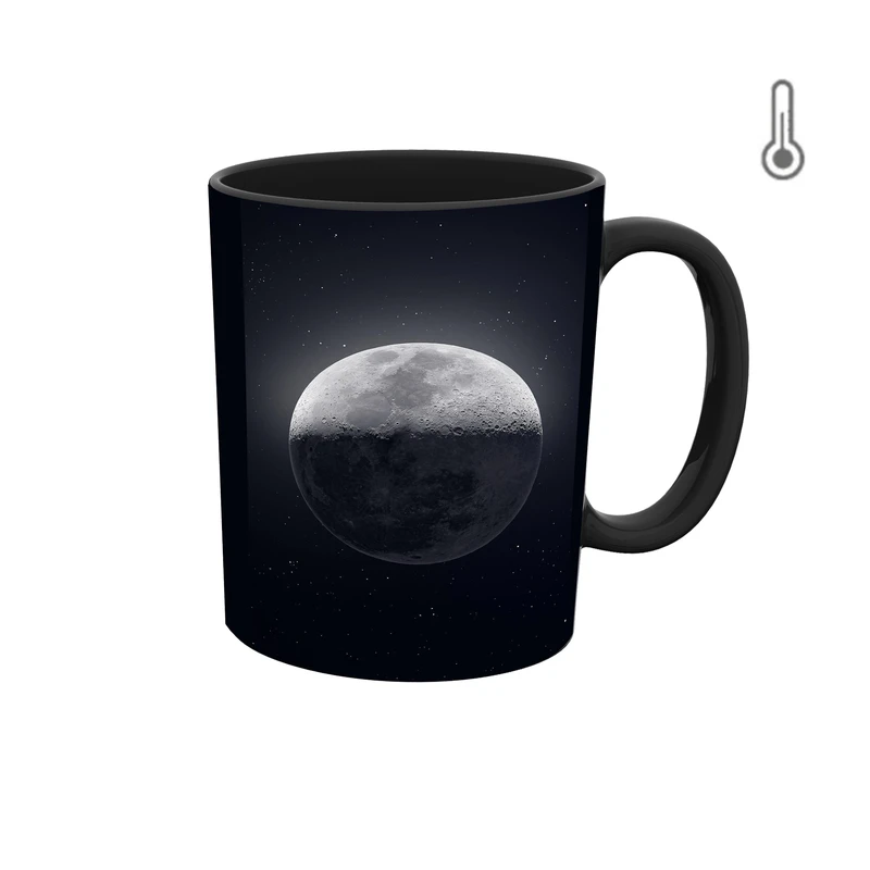 ماگ حرارتی طرح گرافیکی ماه