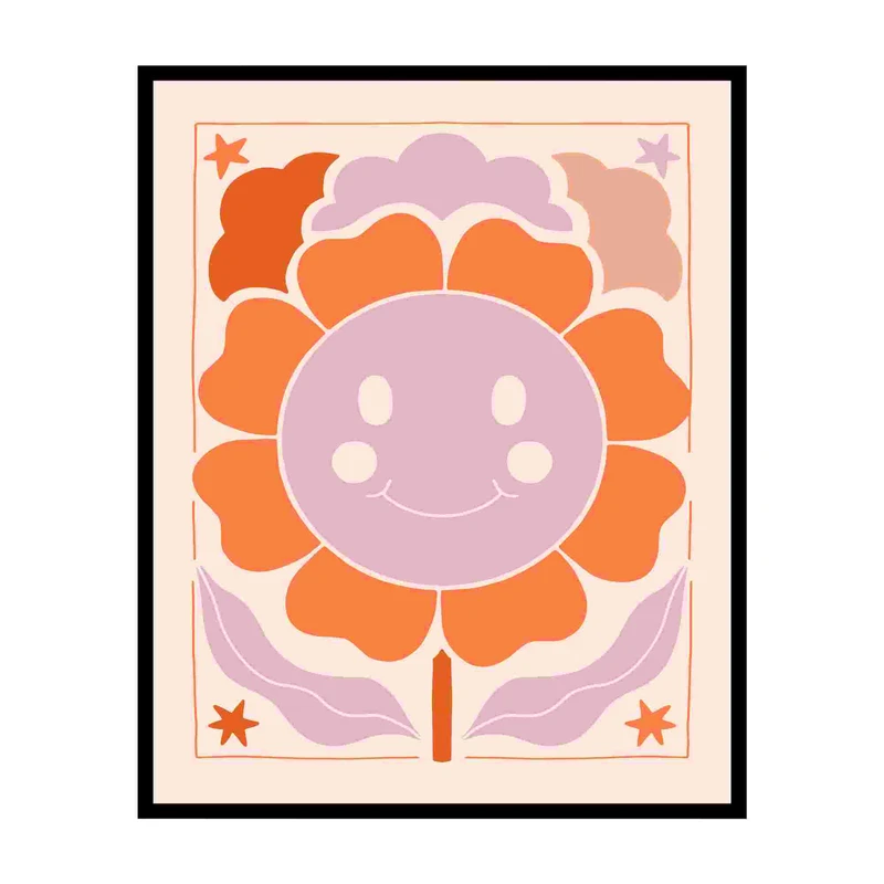 پوستر مدل صورت خندان