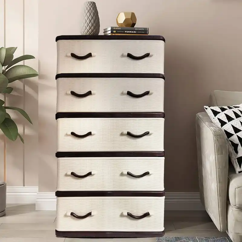 فایل کشویی الوند پلاستیک طرح حصیری کد 405