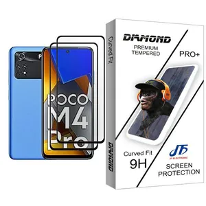 JF Diamond Glass MIX002 Screen Protector For Xiaomi Poco M4 Pro Pack Of 2