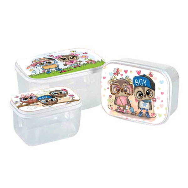 ظرف نگهدارنده زیبا مدل مستطیلی بزرگ کد 1 مجموعه 3 عددی