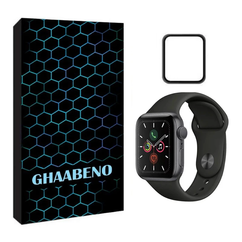 بند قاب نو مدل سیلیکونی مناسب برای اپل واچ سری 9 سایز 45 میلی متری به همراه محافظ صفحه نمایش