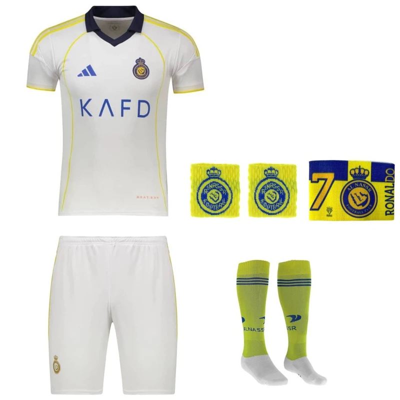 ست 5 تکه لباس ورزشی مردانه مدل دوم النصر طرح رونالدو کد 2026