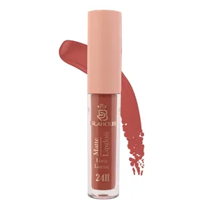 رژ لب مایع مات برانوس مدل Long Lasting شماره 502