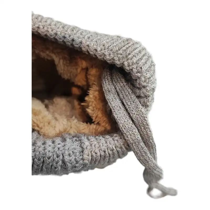 کلاه بافتنی بچگانه مدل تدی بیر 04