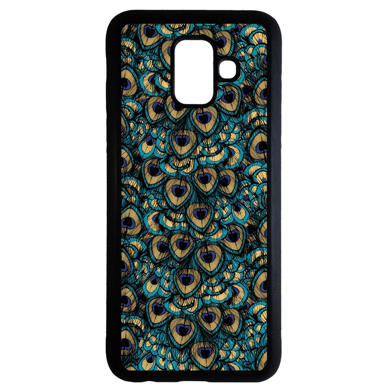 کاور طرح طاووس کد 9374 مناسب برای گوشی موبایل سامسونگ galaxy a6 plus 2018