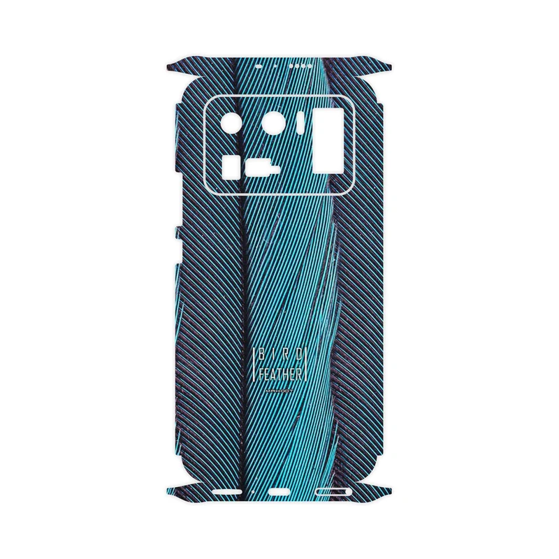 برچسب پوششی ماهوت مدل Turquoise feathers-FullSkin مناسب برای گوشی موبایل شیائومی Mi 11 Ultra