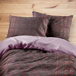 سرویس روتختی مدوپد طرح فرش بلوچ طرح بته مدل C-balouch15 یک نفره 4 تکه