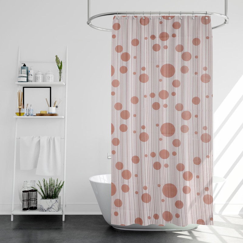    پرده حمام پیسو مدل BZ-18 سایز  180×200 سانتی متر