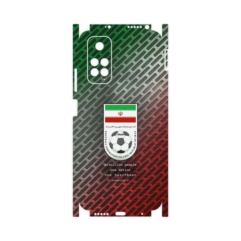 برچسب پوششی ماهوت مدل Iran-National-Football-Team-FullSkin مناسب برای گوشی موبایل شیائومی Redmi Note 11