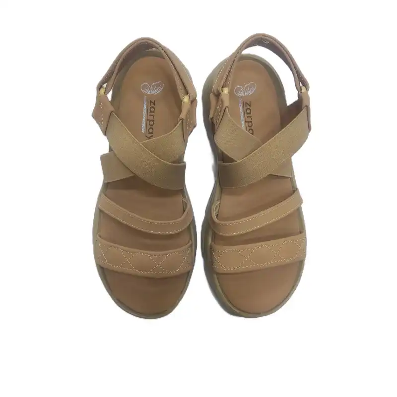 صندل زنانه زرپای مدل 04 رنگ نسکافه ای