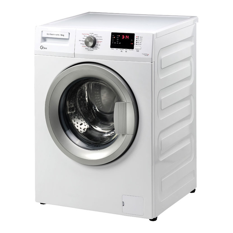 ماشین لباسشویی جی پلاس مدل GWM-82013S ظرفیت 8 کیلوگرم