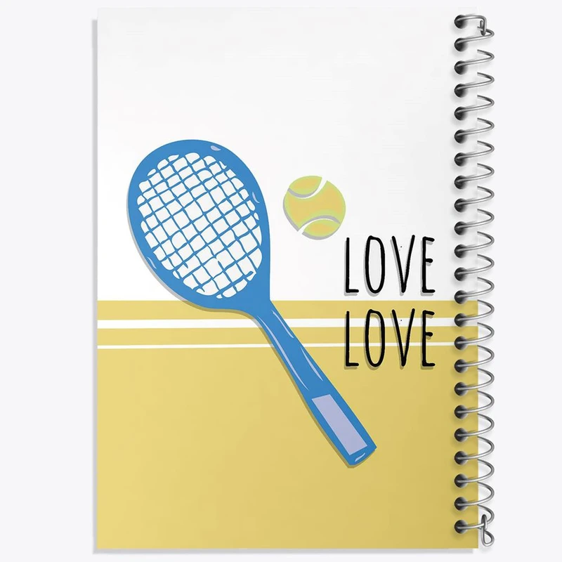 دفتر مشق 100 برگ خندالو طرح تنیس Tennis کد 26637