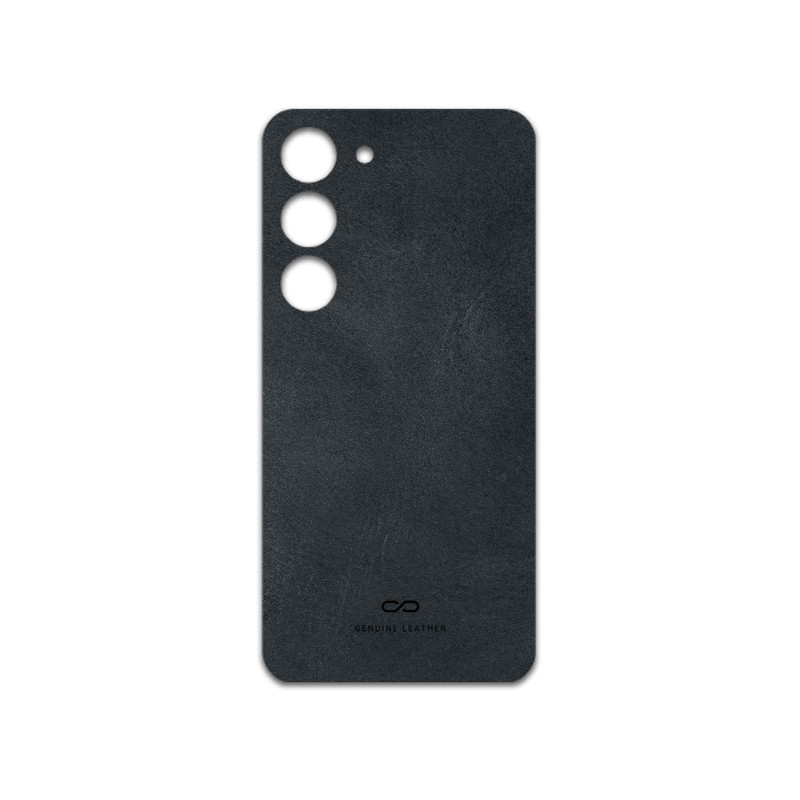 برچسب پوششی ماهوت مدل Graphite-Buffalo-Leather مناسب برای گوشی موبایل سامسونگ Galaxy S23