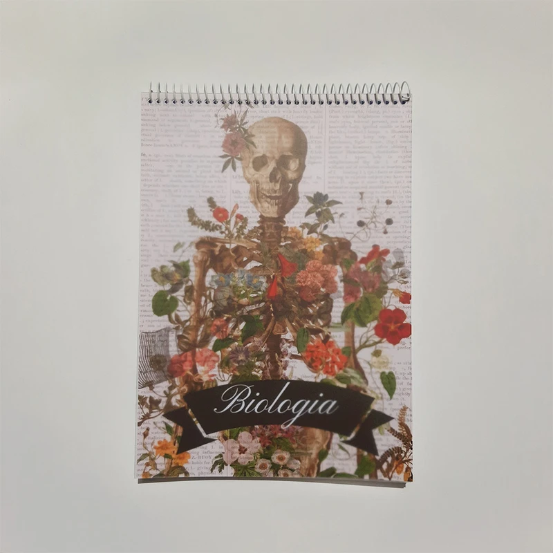 دفتر شطرنجی 100 برگ طرح Biologia