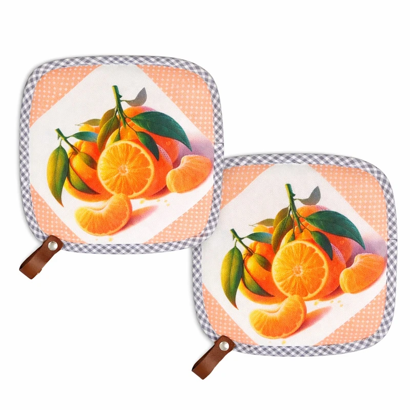 دستگیره آشپزخانه مدل simo طرح پرتقال مجموعه 2 عددی
