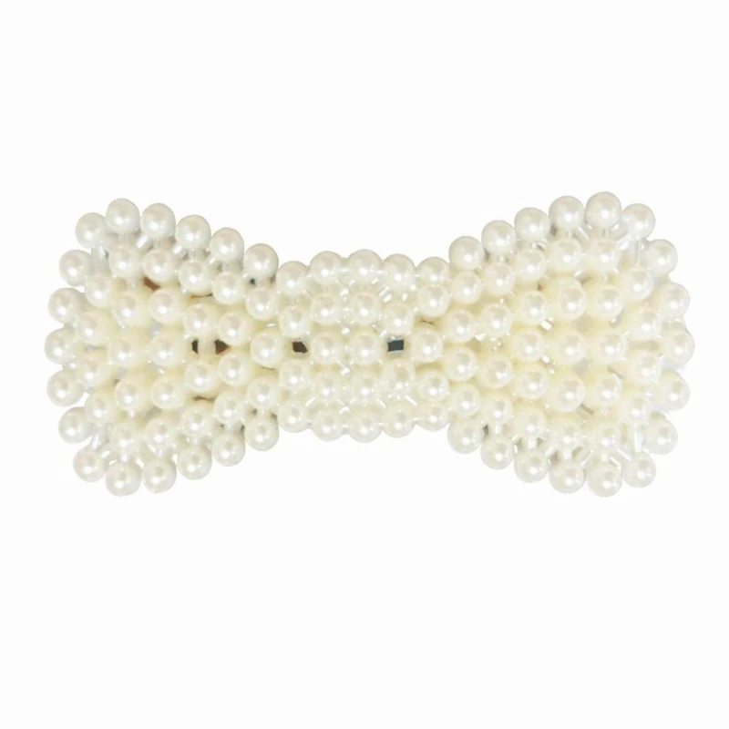 گیره مو زنانه طرح مروارید کد KNP-013