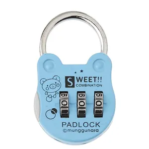 قفل دیجیتال مدل رمزدار فانتزی طرح تدی کد SW سایز 3 سانتی متر