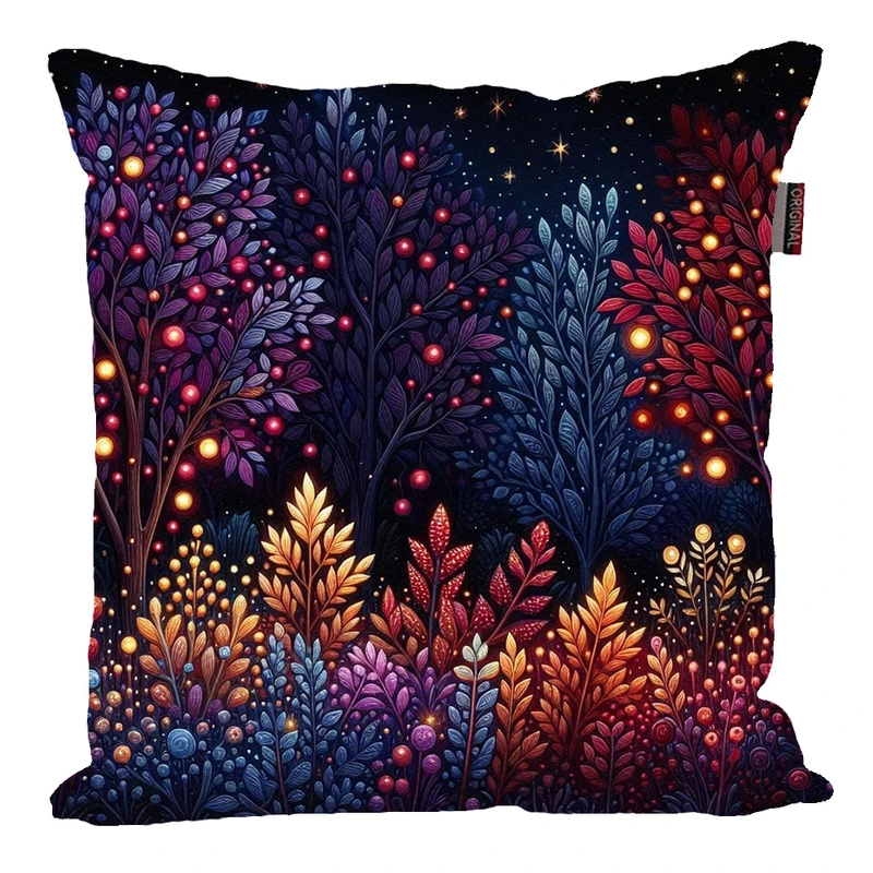 کوسن پاد آفرین مدل رویا طرح منظره شب کد PK30577