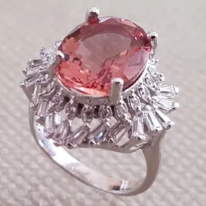 انگشتر نقره زنانه مدل PL198