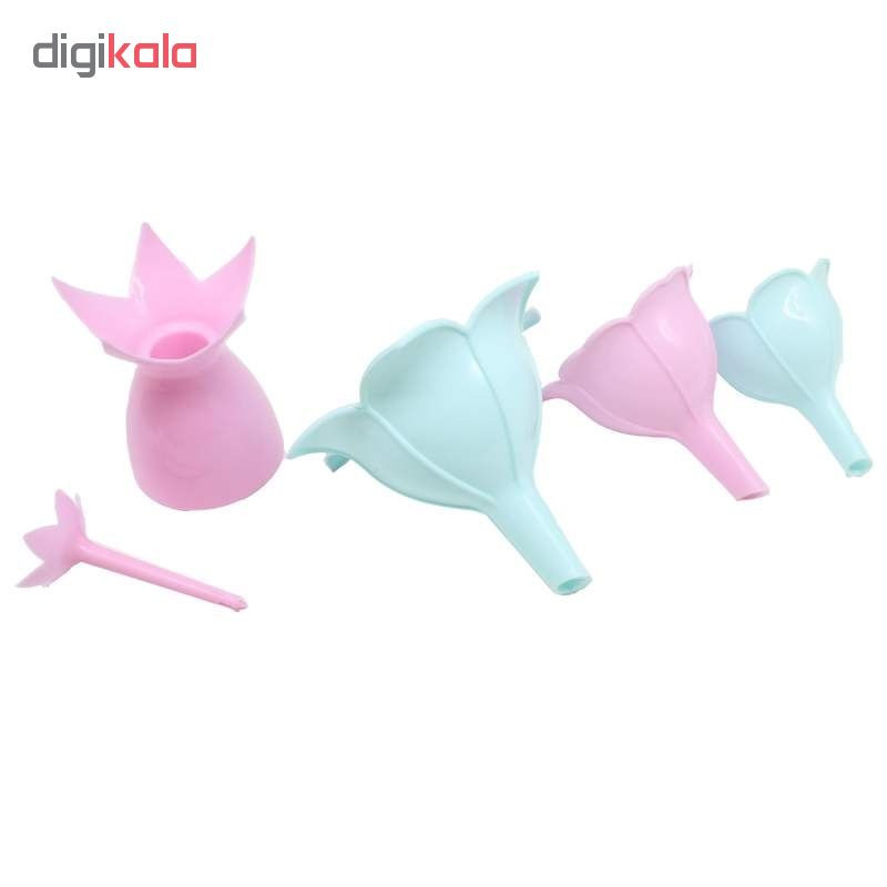 قیف طرح گل کد 003 مجموعه 3 عددی قیف طرح گل کد 003 مجموعه 3 عددی
