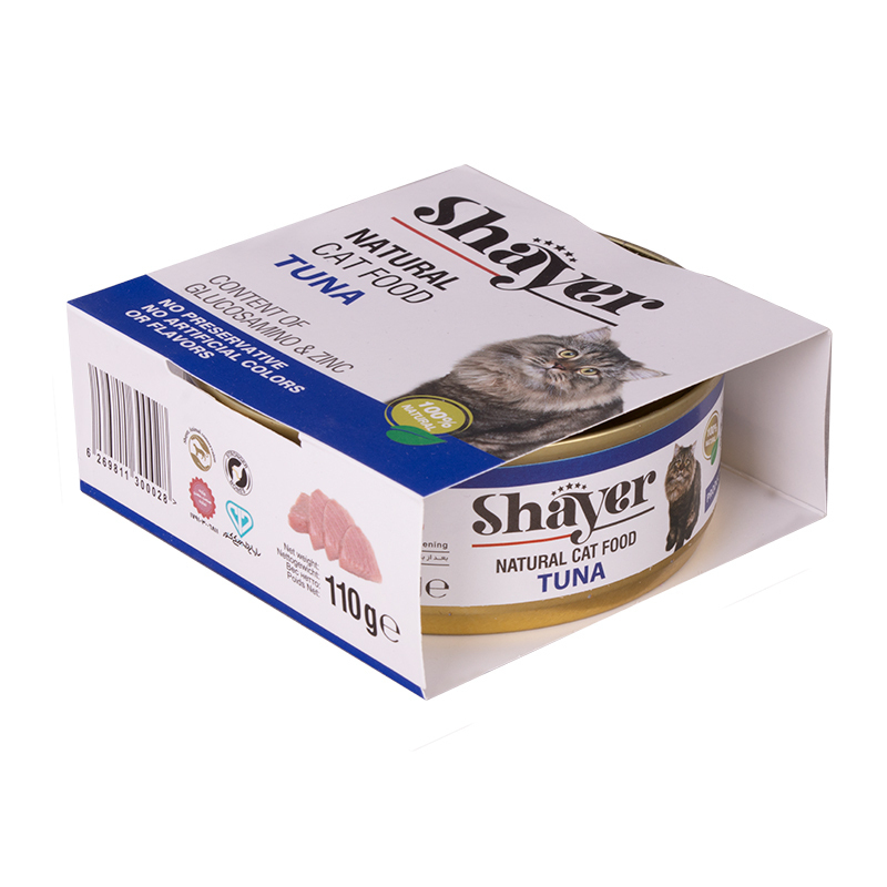 کنسرو غذای گربه شایر مدل ماهی وزن 110 گرم بسته 3 عددی