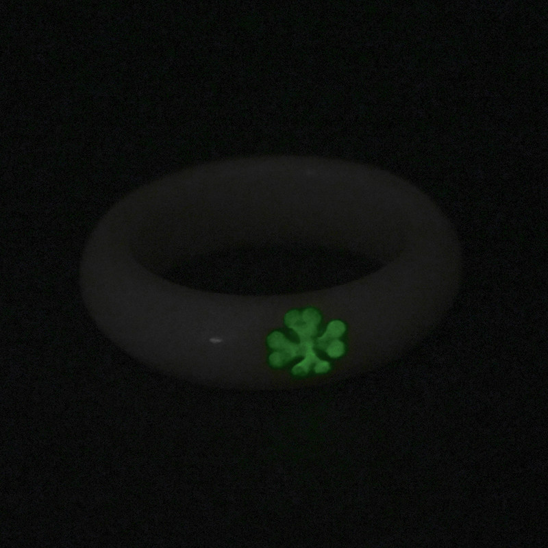 انگشتر مدل شبدر شب تاب PRH_1006