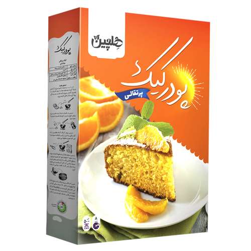 پودر کیک پرتقالی هلچین - 500 گرم