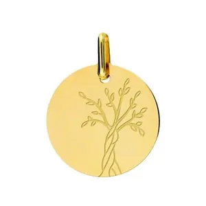 آویز گردنبند طلا 18 عیار زنانه قیراط طرح درخت کد GH2492