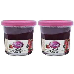 مربای توت فرنگی موسوی - 320 گرم بسته 2 عددی