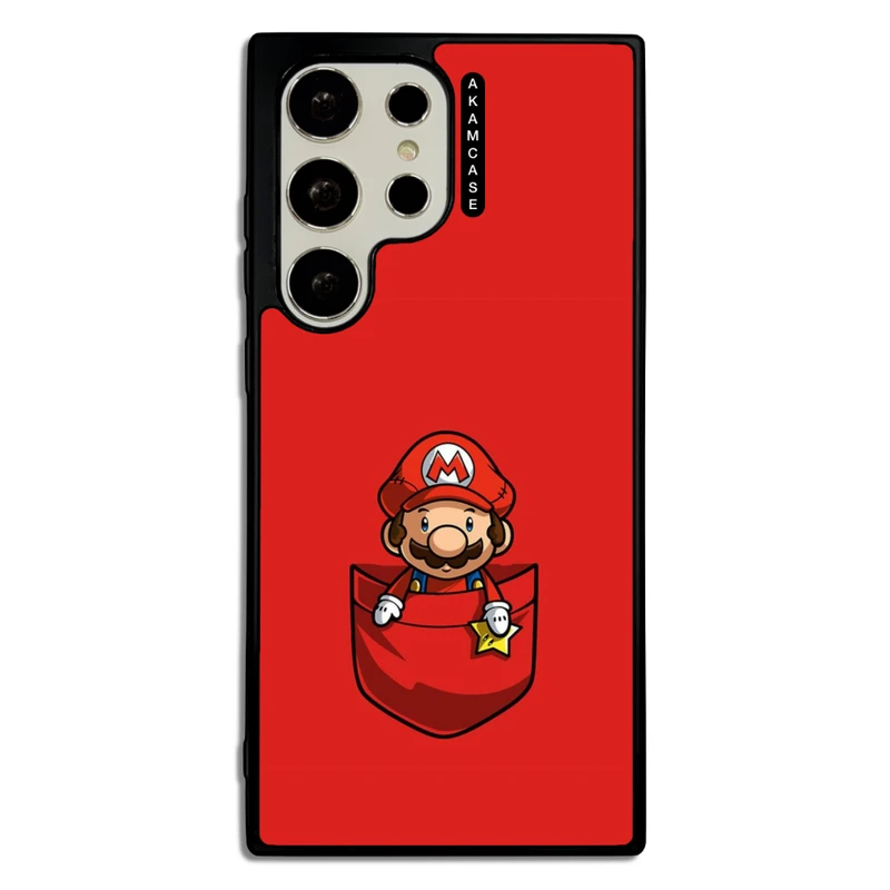 کاور آکام مدل AMC-WSGS23U-SUPER MARIO3 مناسب برای گوشی موبایل سامسونگ Galaxy S23 Ultra