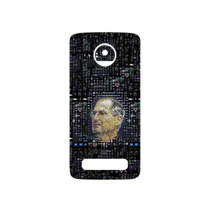 MAHOOT Collage of Steve Jobs 2 Cover Sticker for Motorola Moto Z Play