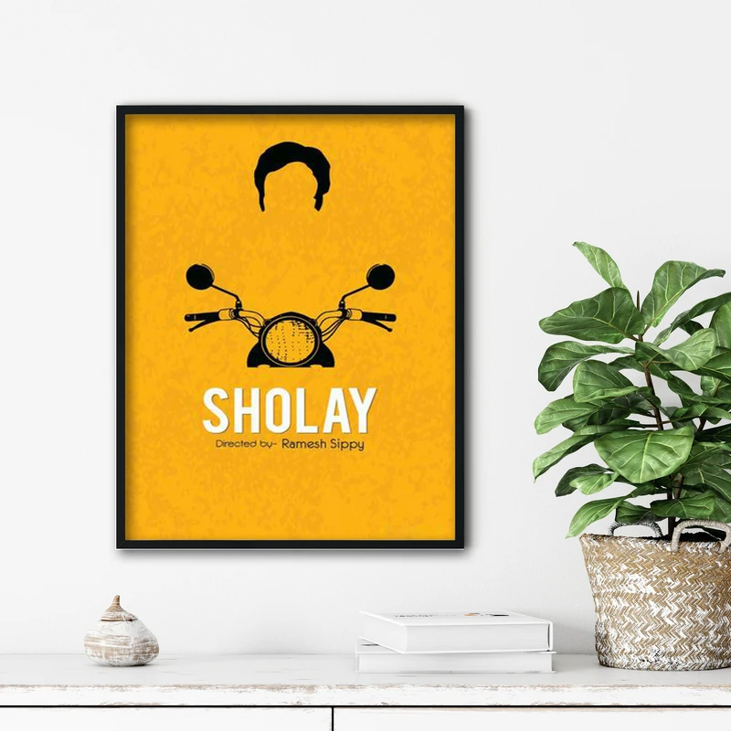 تابلو آتریسا مدل پوستر فیلم sholay کد ATm172