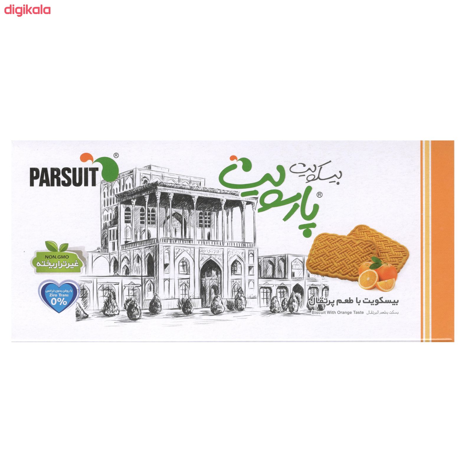 بیسکویت با طعم پرتقال پارسویت - 450 گرم main 1 1