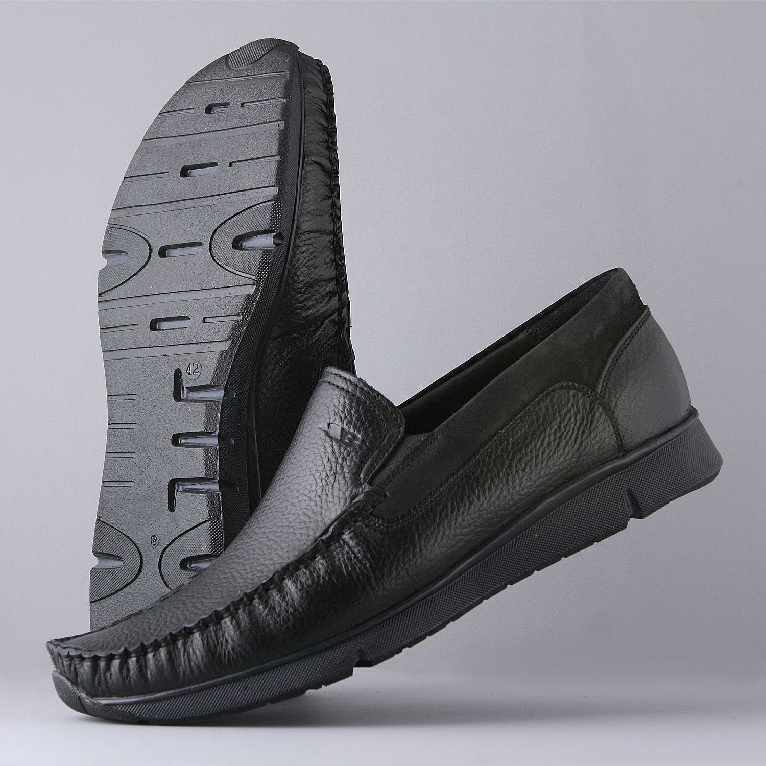 کفش کالج مردانه چرم یلسان مدل نویانmsk-NYN-526-GF -  - 6