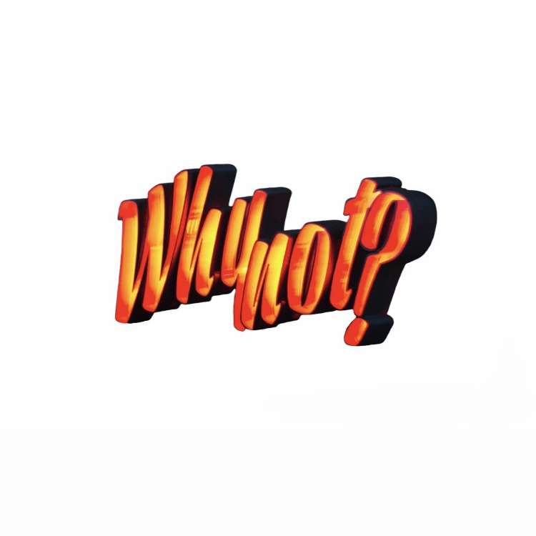 چراغ تزئینی طرح why not