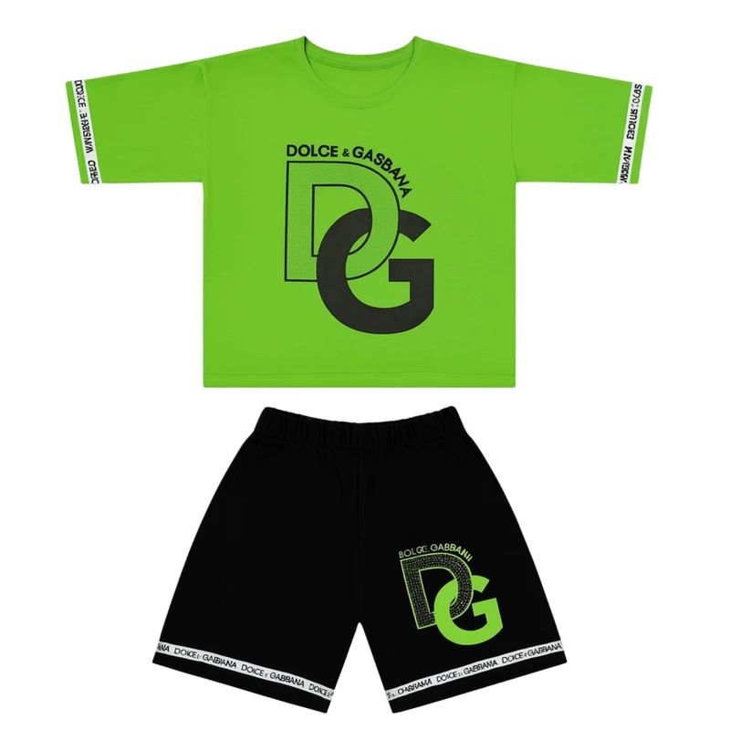 ست تی شرت آستین کوتاه و شلوارک راحتی زنانه مدل C3