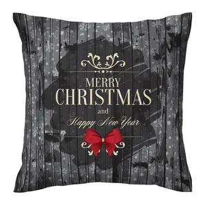 کاور کوسن مدل کریسمس دورو طرح دار کد 1400132
