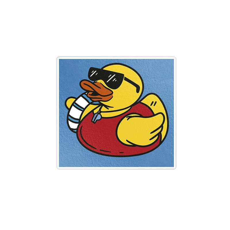 استیکر لپ تاپ ویندی دیزاین طرح اردک مدل I1387