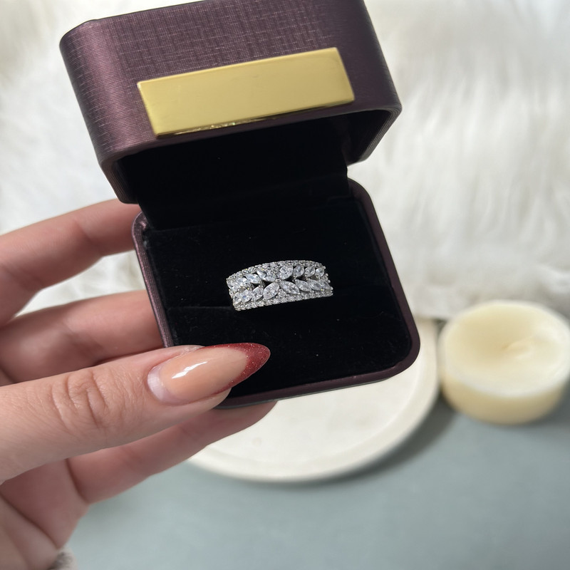 انگشتر نقره زنانه مدل روژین کد 0028