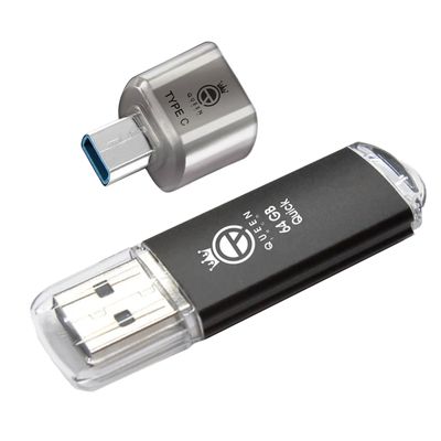 نقد و بررسی فلش مموری کوئین تک مدل QUICK C-PLUS ظرفیت 64 گیگابایت با رابط USB به همراه مبدل USB-C توسط خریداران