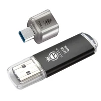 فلش مموری کوئین تک مدل QUICK C-PLUS ظرفیت 64 گیگابایت با رابط USB به همراه مبدل USB-C