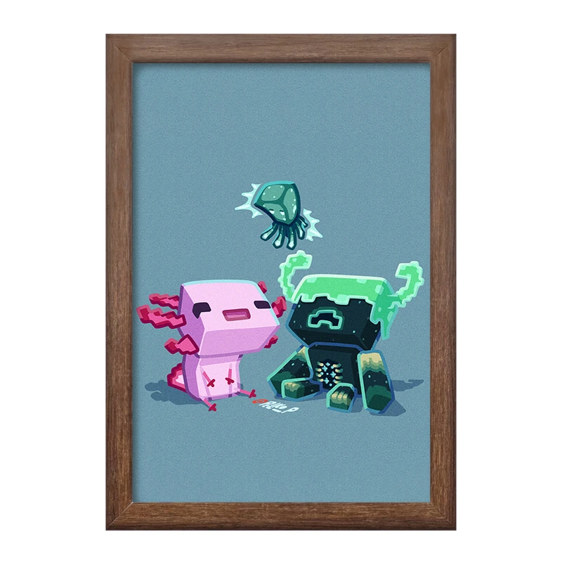 تابلو خندالو طرح ماینکرافت (Minecraft) کد F255