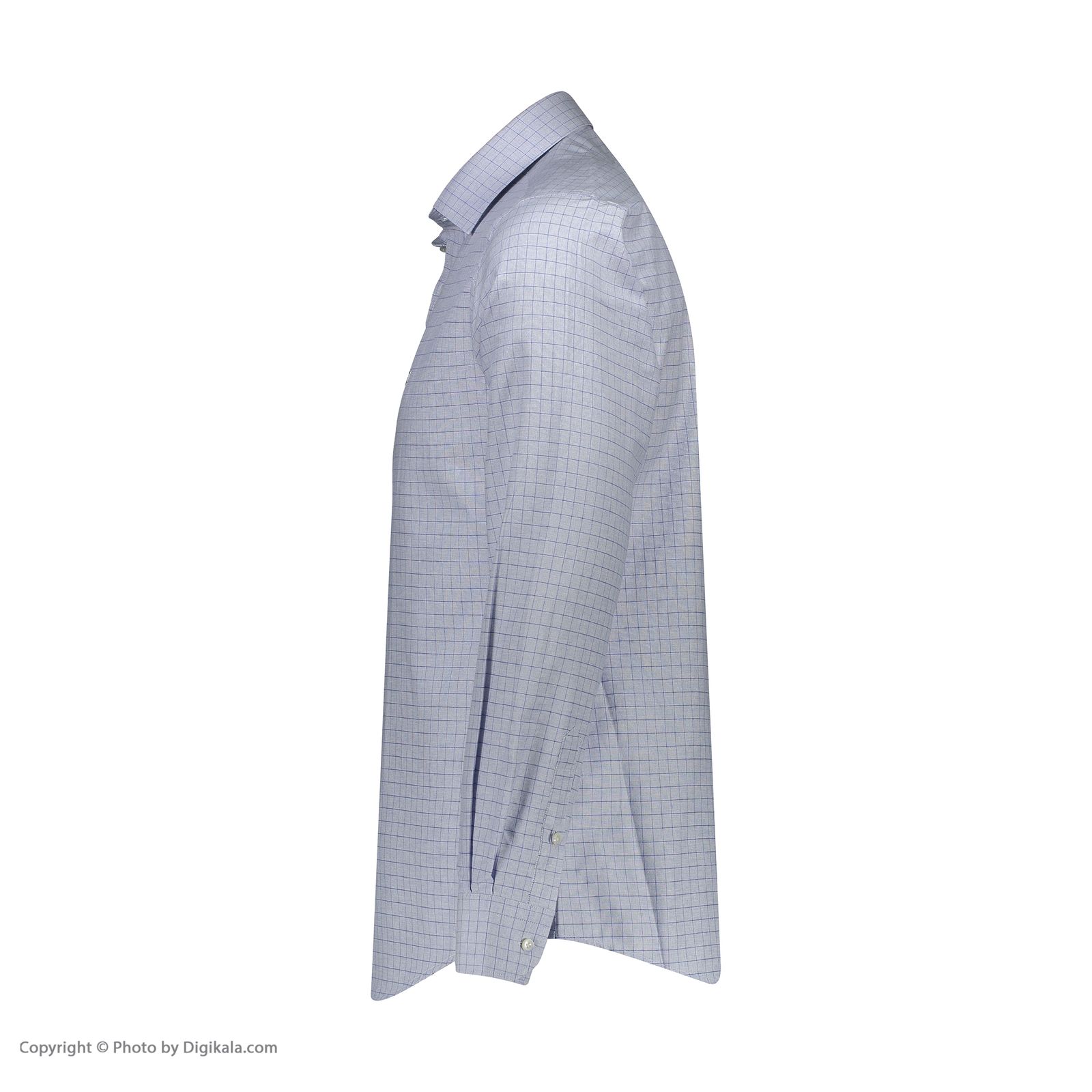 پیراهن آستین بلند مردانه ال سی من مدل 02181095-BLUE153 -  - 3